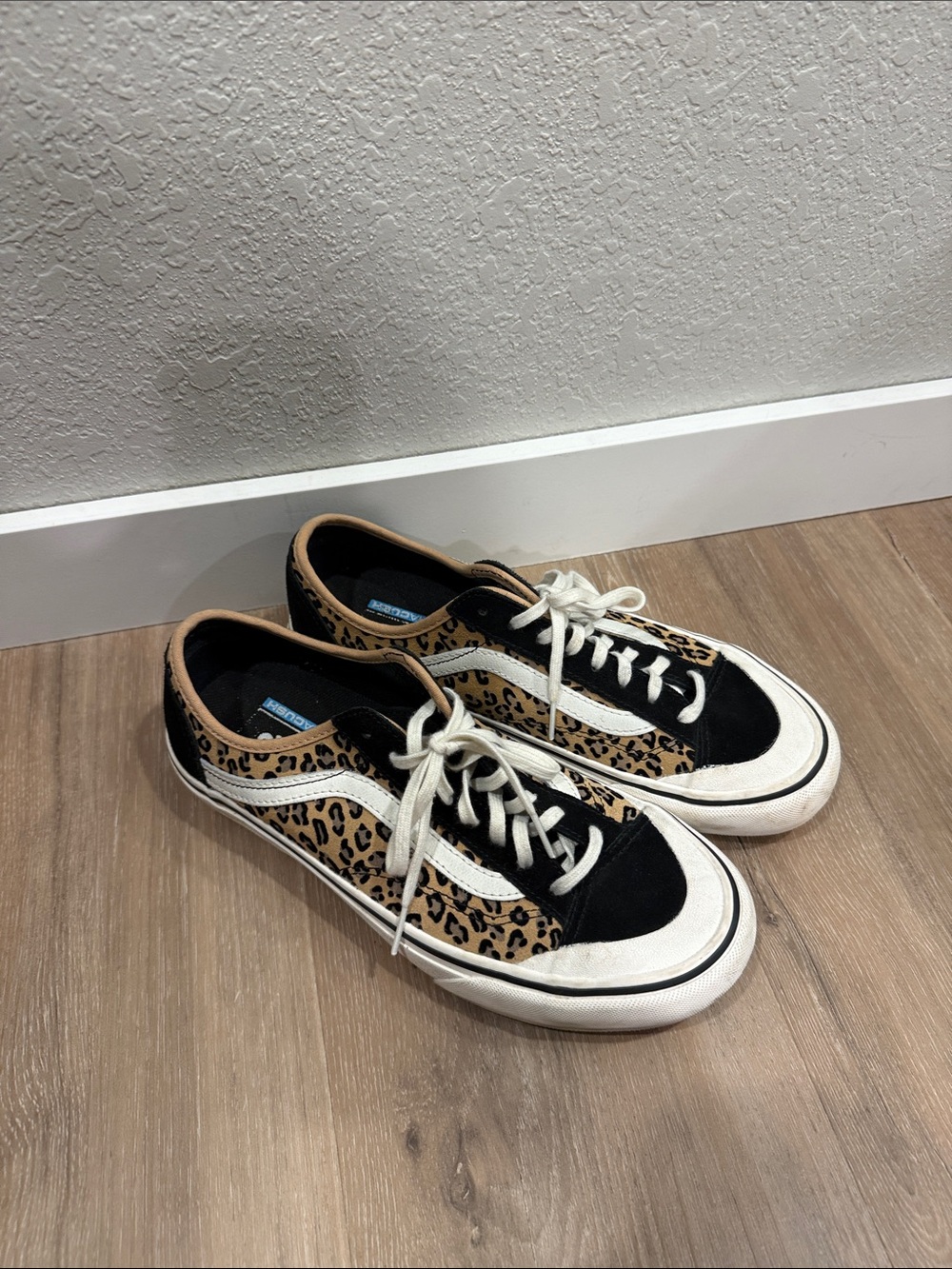 Vans Leopard Print Old Skool Sneakers - Black & Brown